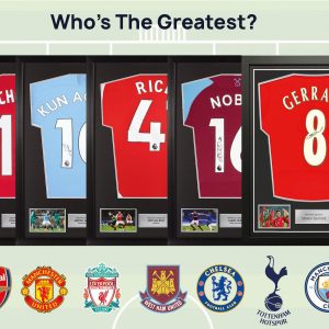 Sergio Aguero, Man City Signed Shirt